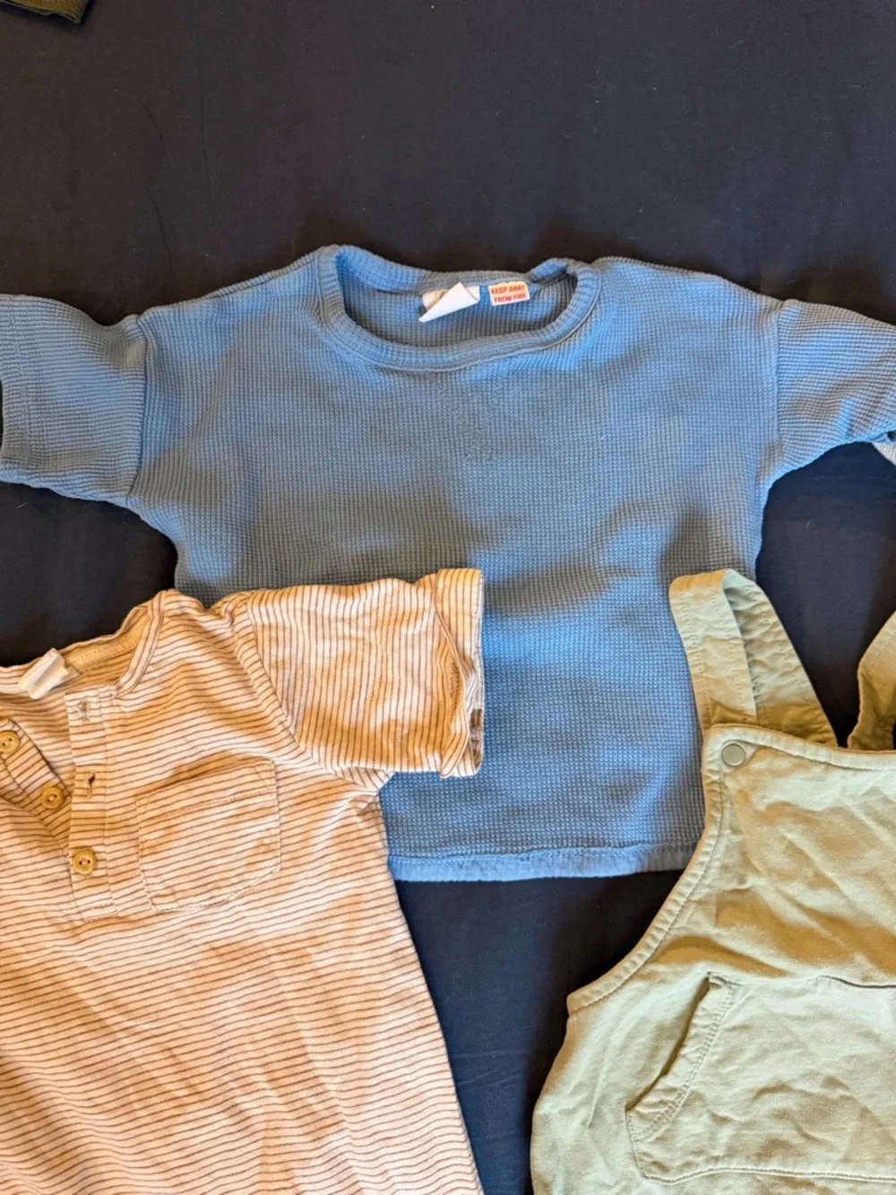 Zara and H&M Baby 12-18 Month Mix-and-Match Neutral & Green Five-Piece Set - Picture 5 of 6